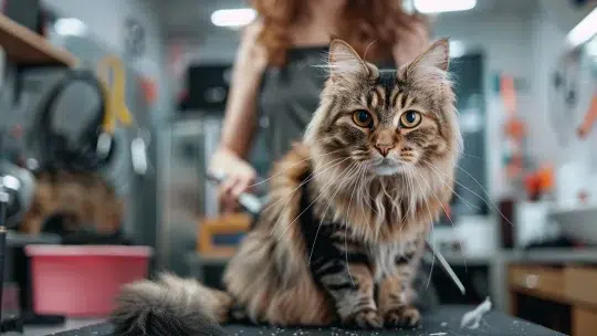 Techniques avancées de toilettage pour chats à poil long