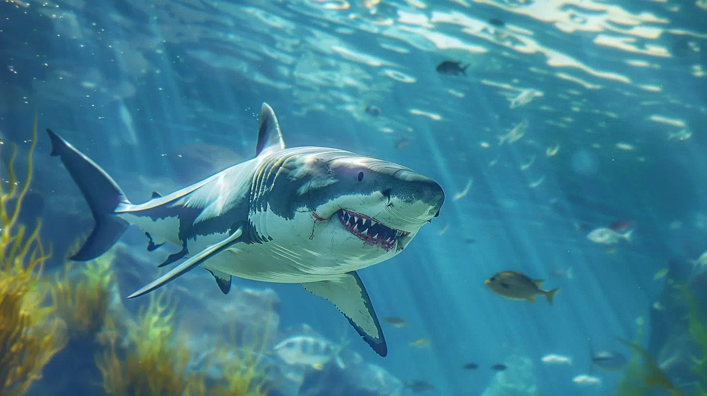 requin élimine ses déchets