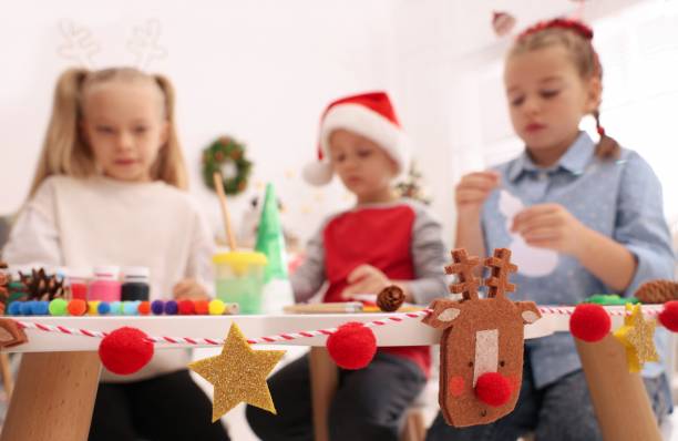 fêter Noël à l'école création décor 